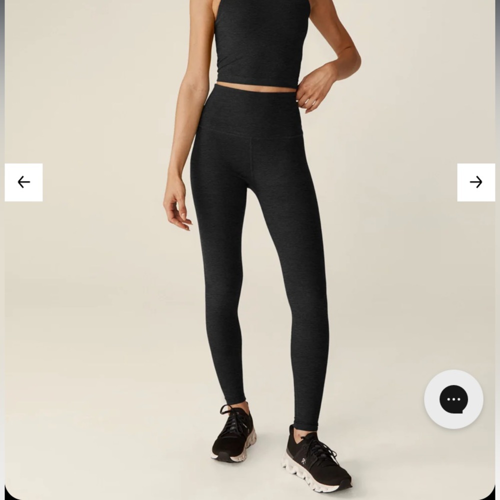 Beyond Yoga Spacedye Vitalize Full Length Legging in Darkest Night